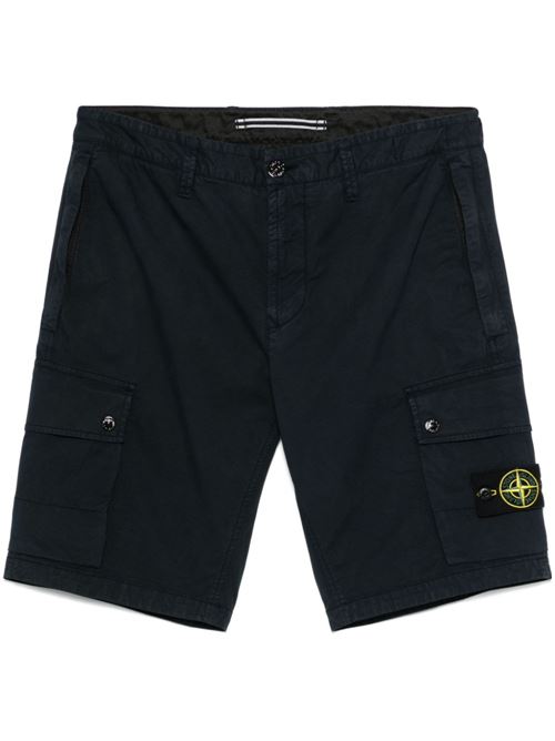 Bermuda Shorts with Compass Application STONE ISLAND | L100011S0010V0020